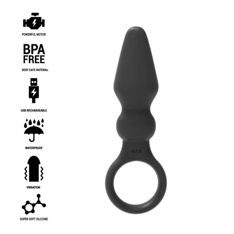 BLACKSILVER - PLUGUE ANAL DE SILICONE PODEROSO OZZY