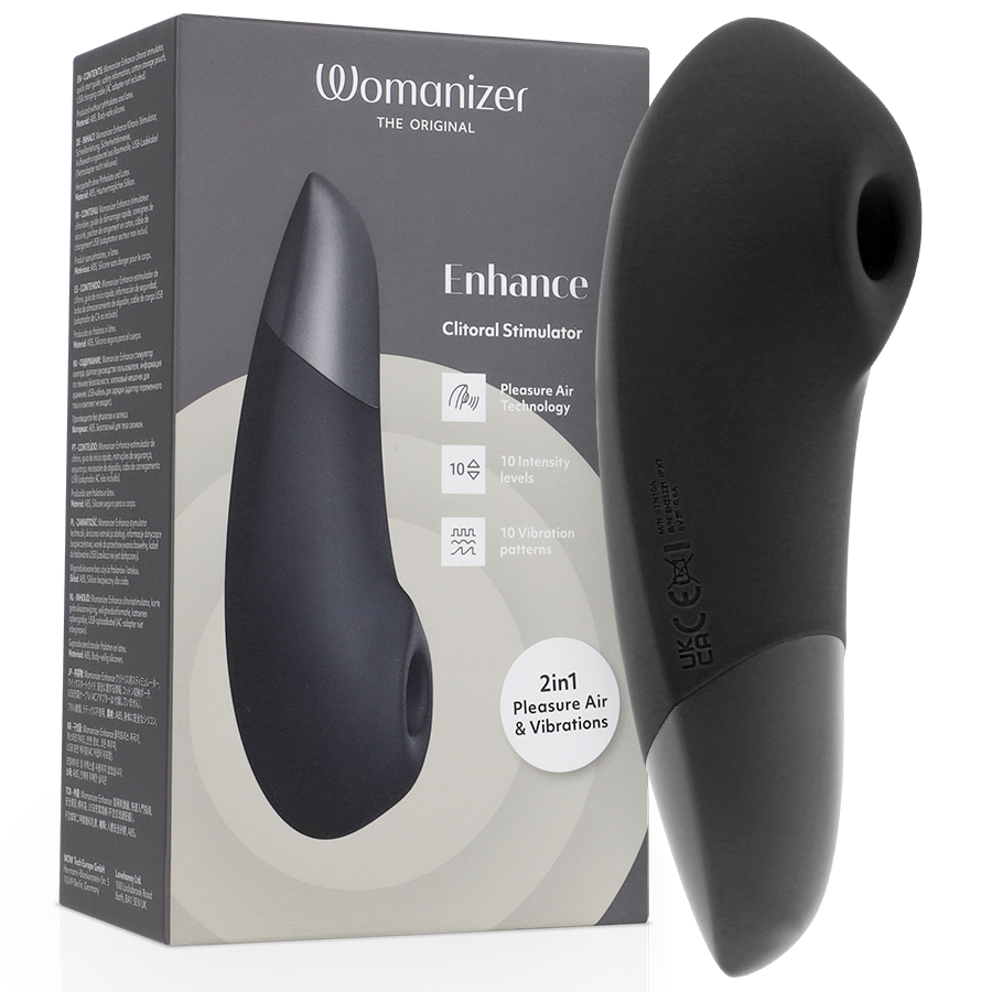 WOMANIZER - ESTIMULADOR CLITORIAL INTENSO PRETO