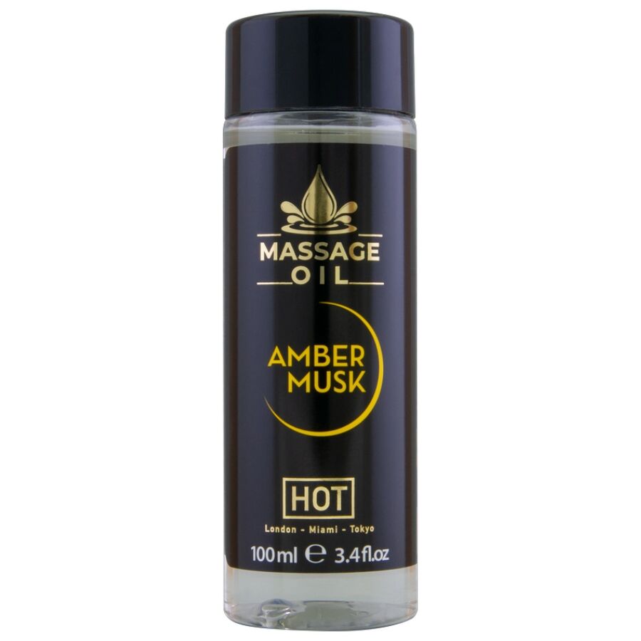 HOT - LEO DE MASSAGEM  ÂMBAR E ALMÍSCAR 100 ML