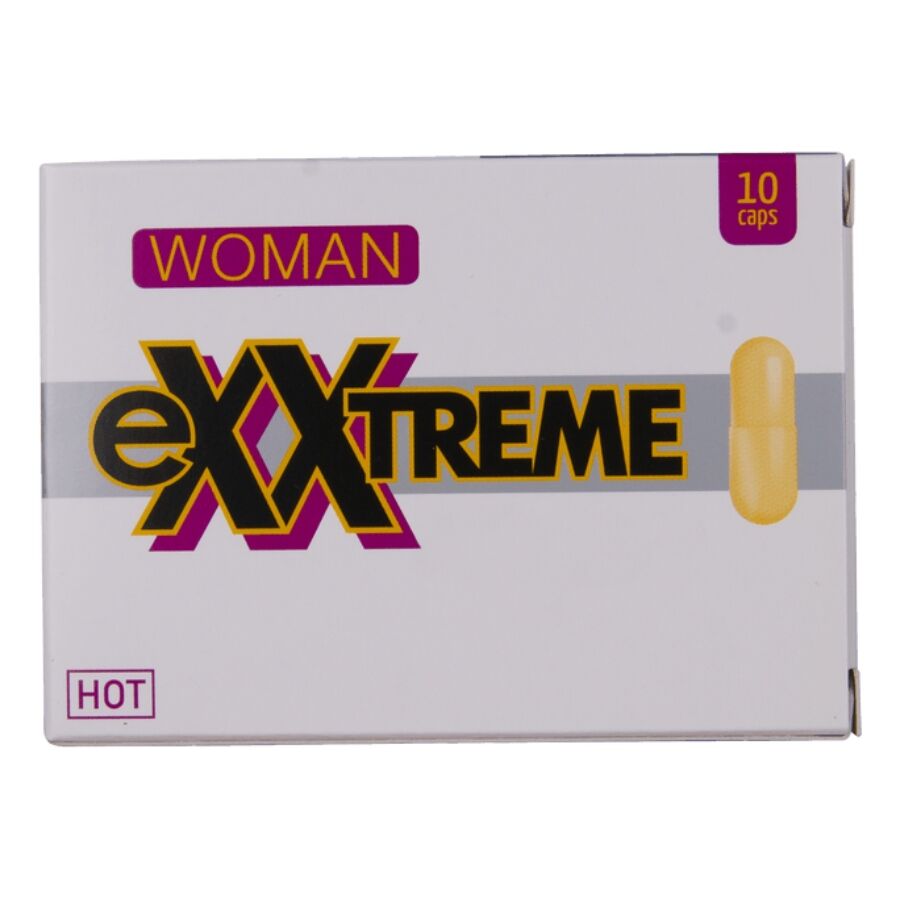 HOT - EXXTREME CÁPSULAS LIBIDIN PARA MULHER 10 UNIDADES