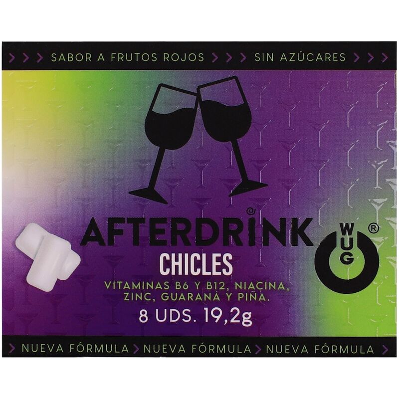 WUG GUM - AFTER DRINK HANGOVER 8 UNITS